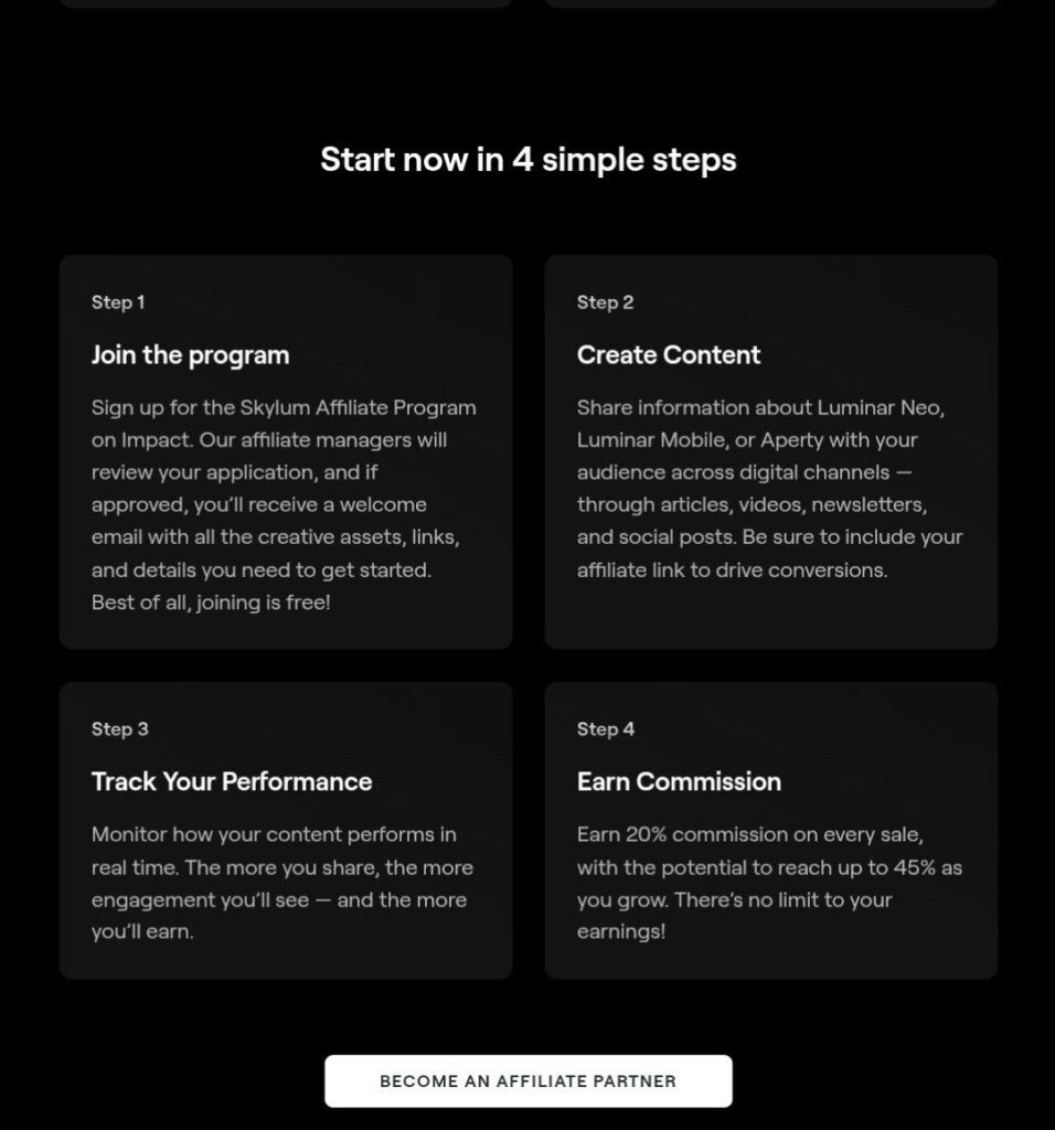Getting started Skylum Affiliate Program